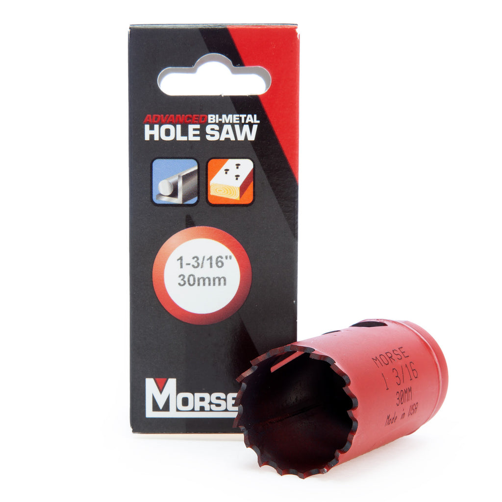 Morse MHS19 (177191) Advanced Bi-Metal Hole Saw 1. 3/16in - 30mm Diameter 2