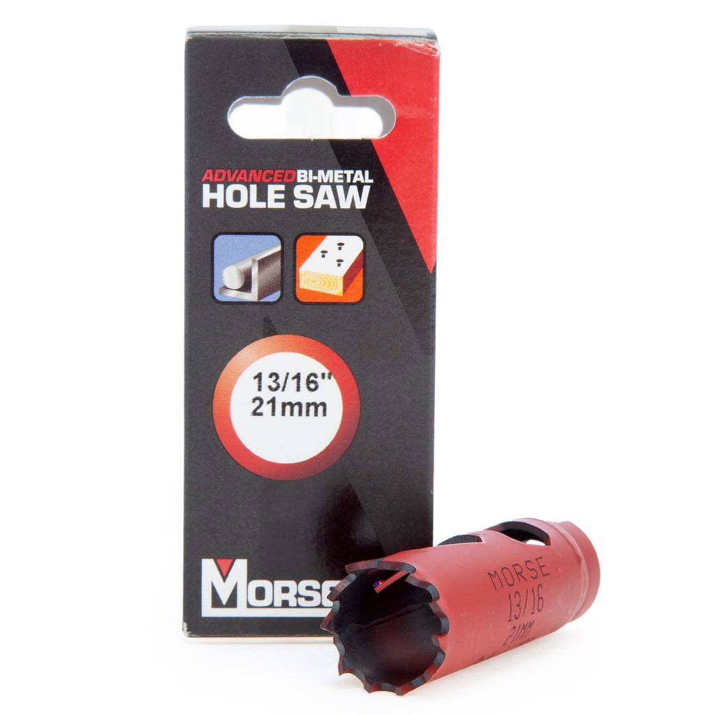 Morse MHS13 (177139) Advanced Bi-Metal Hole Saw 13/16in - 21mm Diameter 2