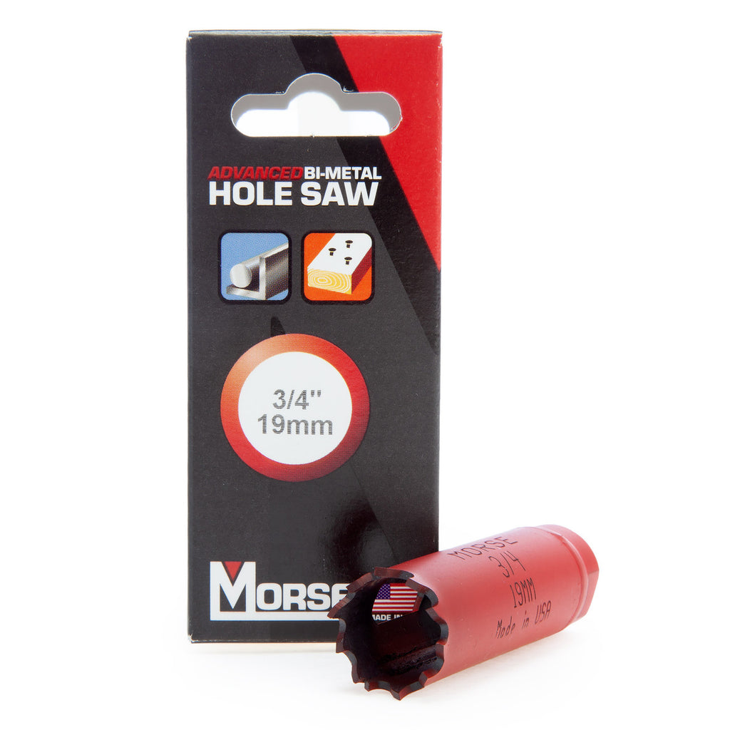 Morse MHS12 (177122) Advanced Bi-Metal Hole Saw 3/4in - 19mm Diameter 2