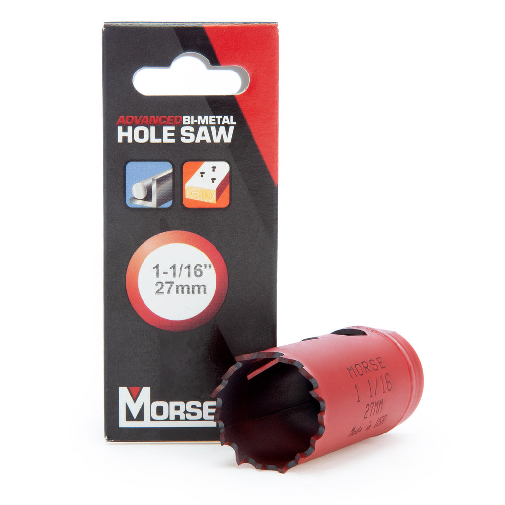 Morse MHS17 (177177) Advanced Bi-Metal Hole Saw 1. 1/16in - 27mm Diameter 2