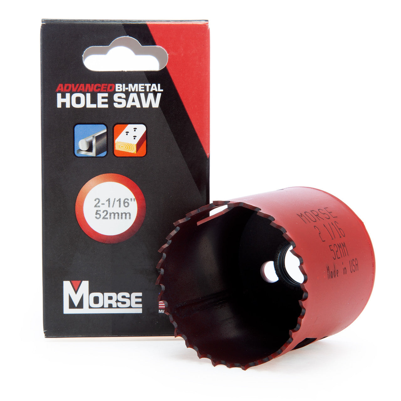 Morse MHS33 (177337) Advanced Bi-Metal Hole Saw 2. 1/16in - 52mm Diameter 2