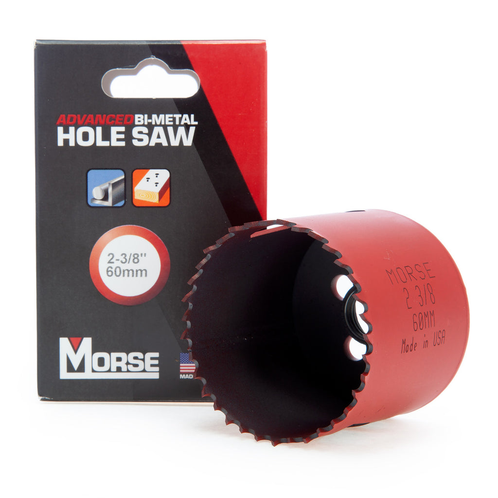 Morse MHS38 (177382) Advanced Bi-Metal Hole Saw 2. 3/8in - 60mm Diameter 2
