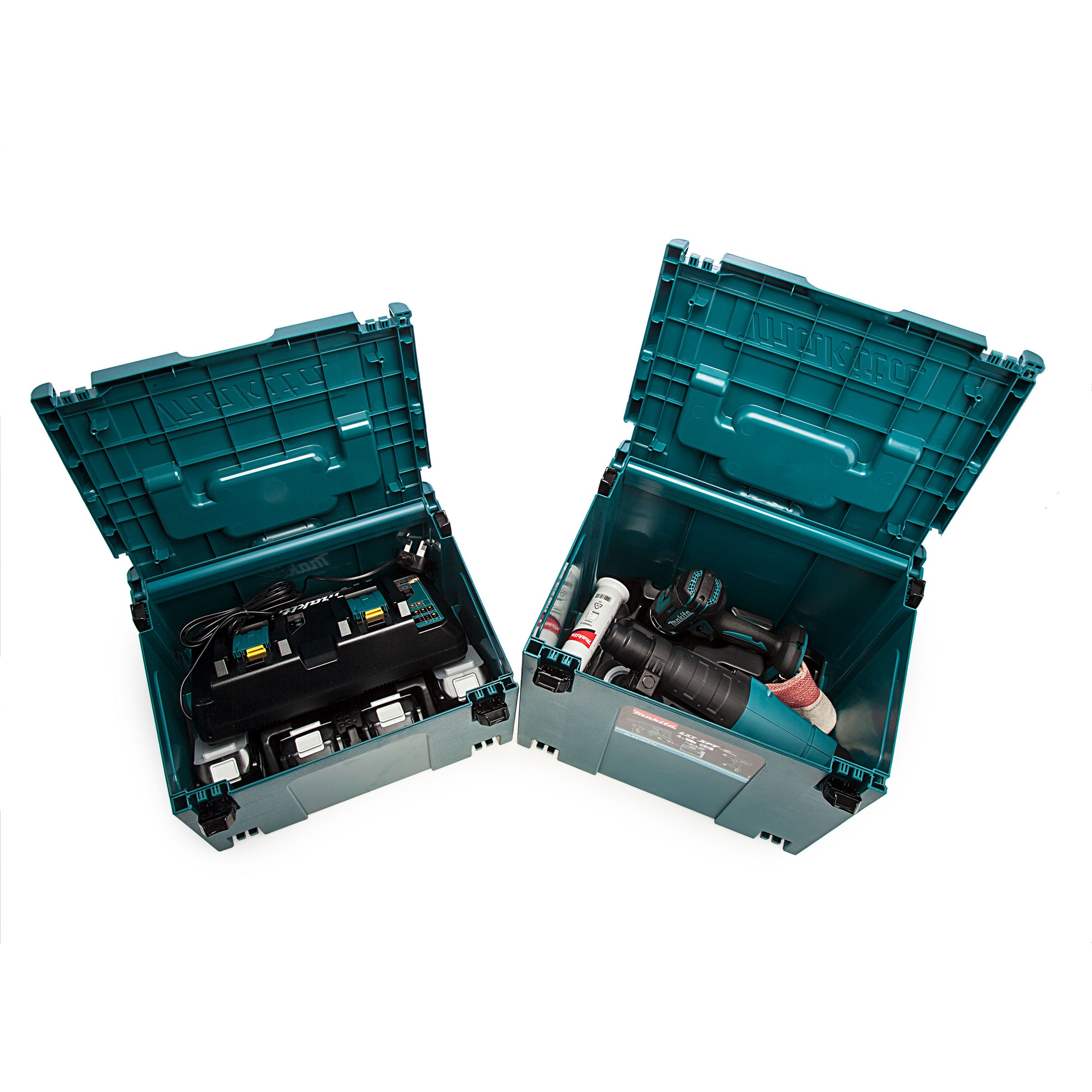 Makita DLX2137PTJ LXT 18V Combi Drill & SDS+ Rotary Hammer Twin Pack (4 x 5.0Ah Batteries)