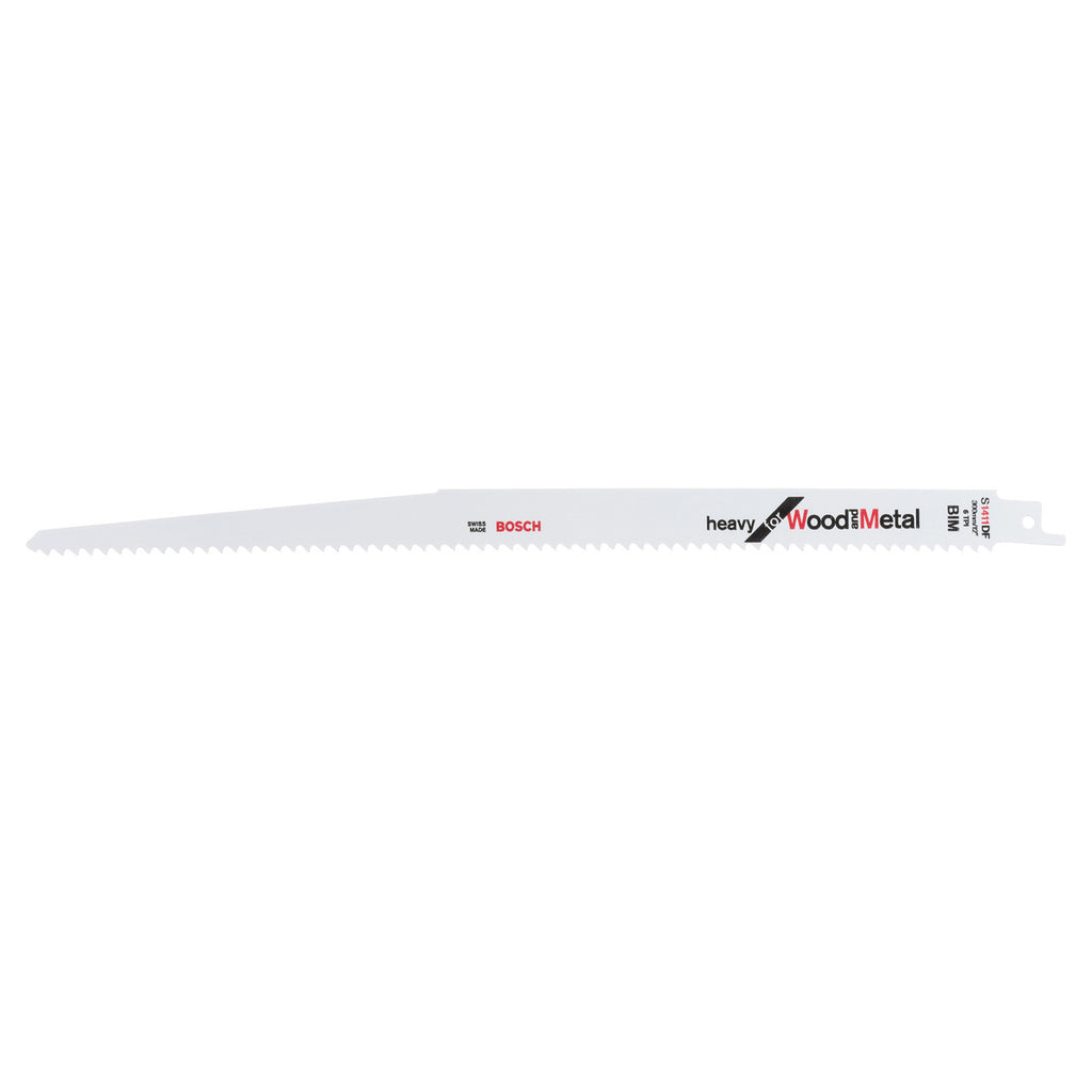 Bosch S1411DF (2608654763) Reciprocating Saw Blades for Wood & Metal 300mm (Pack Of 5)
