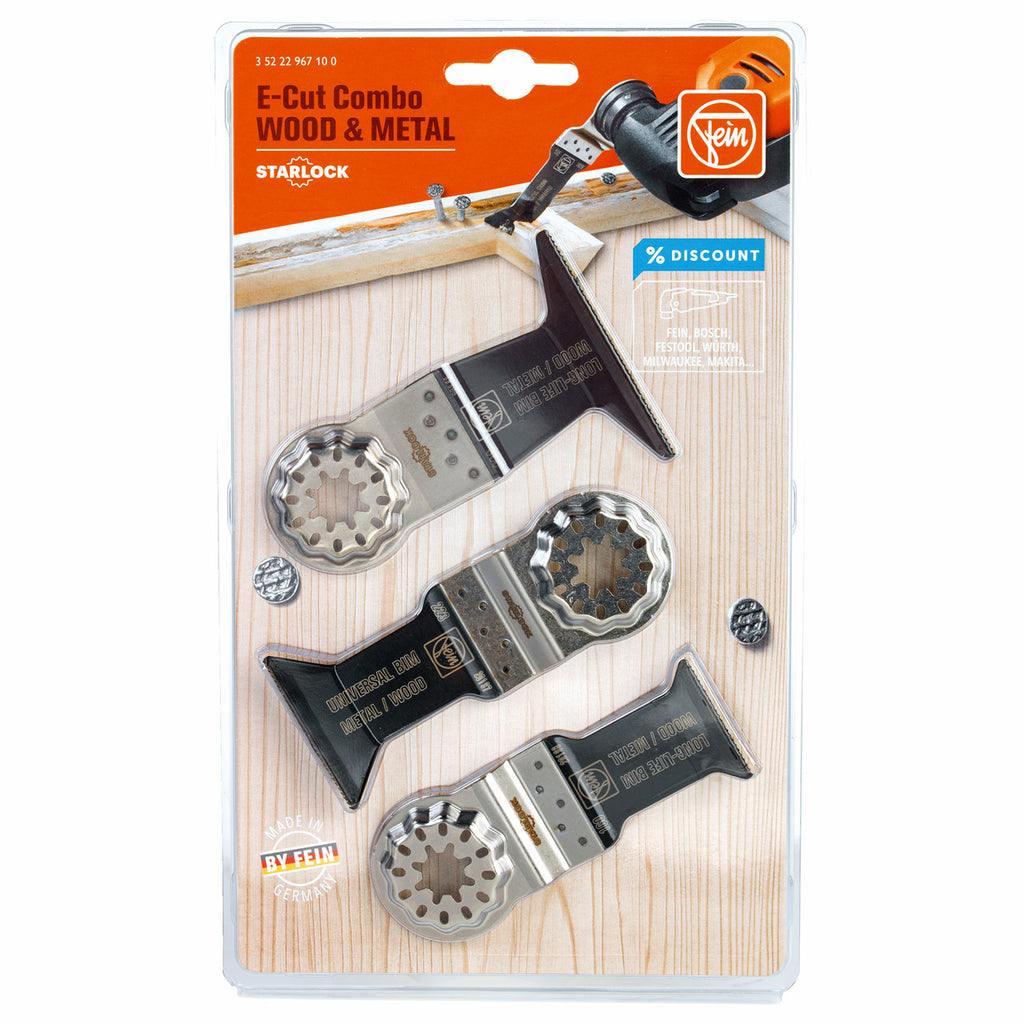 Fein 35222967100 Starlock E-Cut Combo Wood & Metal (3 Piece) 2