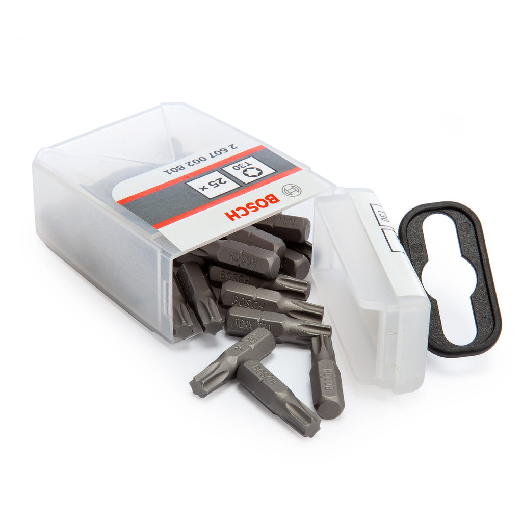 Bosch 2607002801 T30 Extra Hard Screwdriver Bits (Pack Of 25) 2