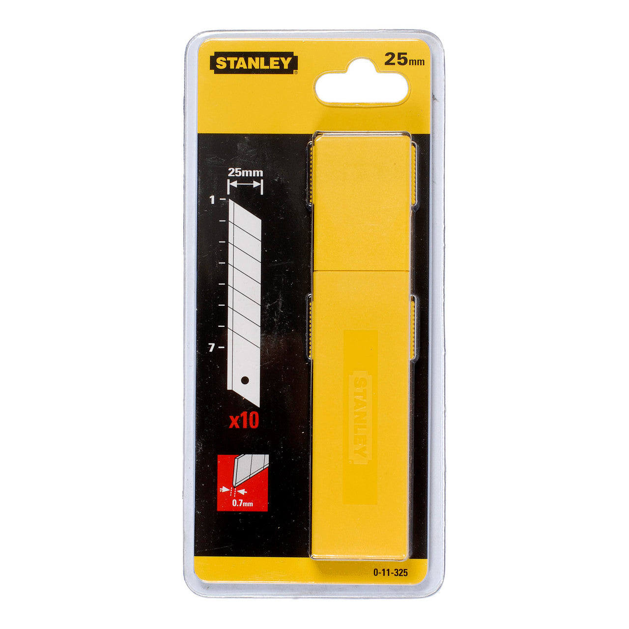 Stanley 0-11-325 SnapOff Blades 25mm (Pack of 10)