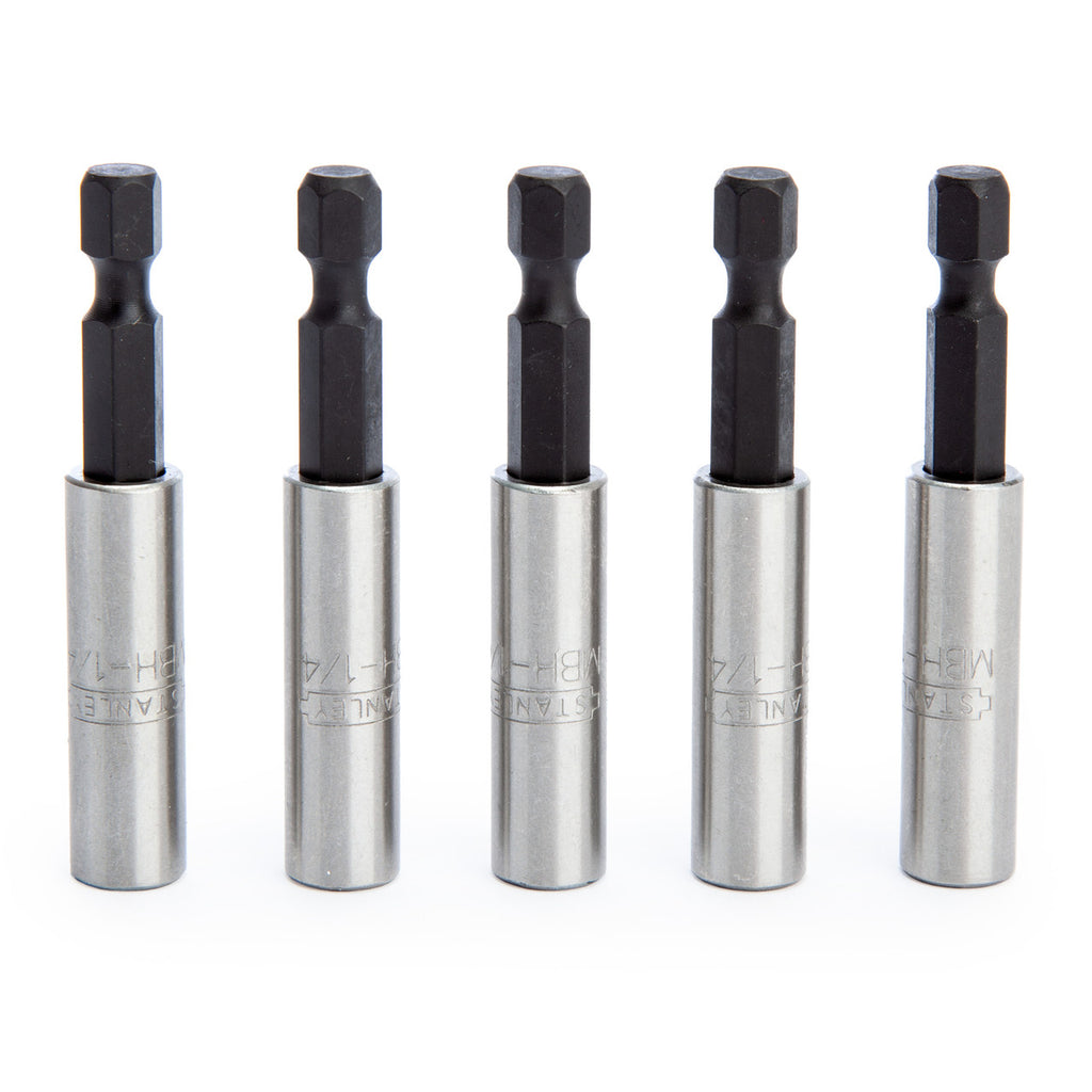 Stanley 1-68-732 Magnetic Bit Holders 1/4 Inch Hex (Box Of 5) 2