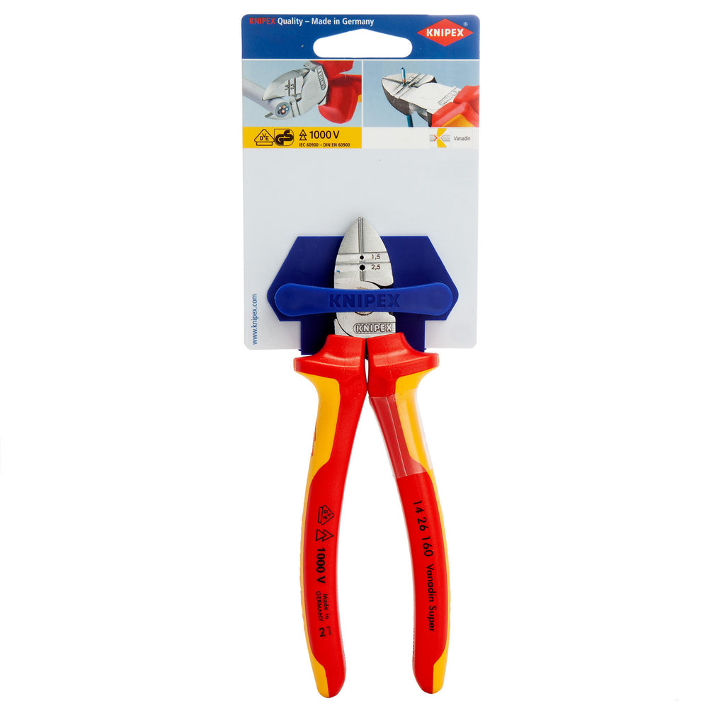 Knipex 1426160SB Diagonal Insulation Stripper VDE 1000V 160mm 2