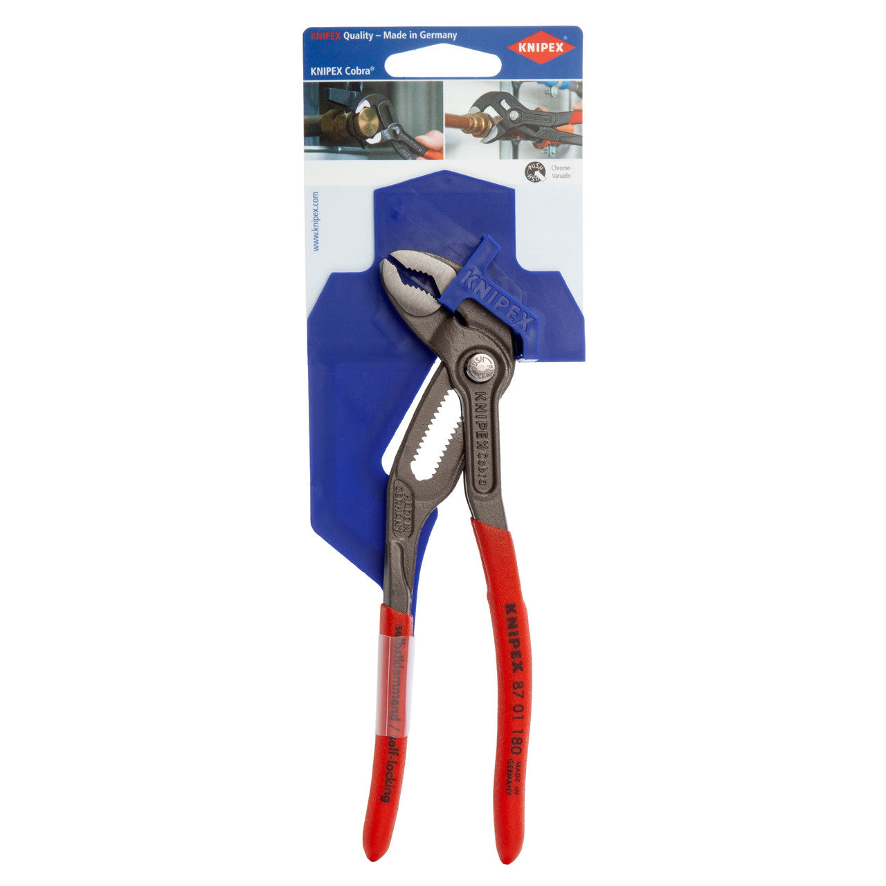 Knipex 8701180SB Cobra Hightech Water Pump Pliers 180mm