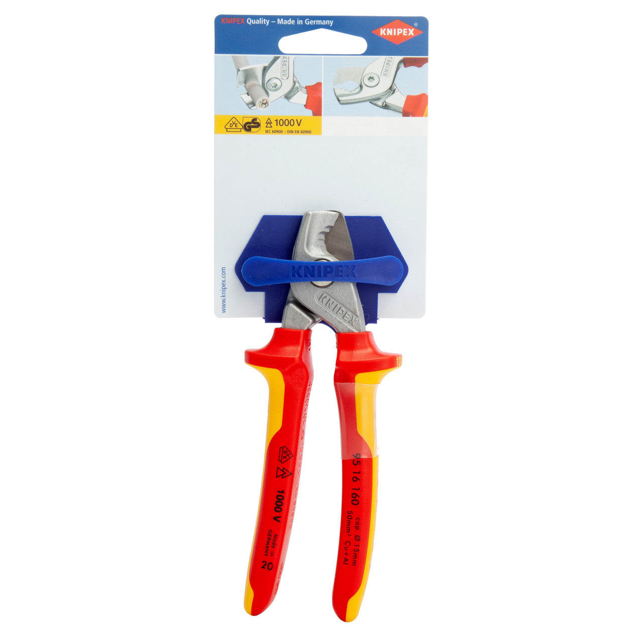 Knipex 9516160SB StepCut Cable Shears VDE 1000V 160mm 2