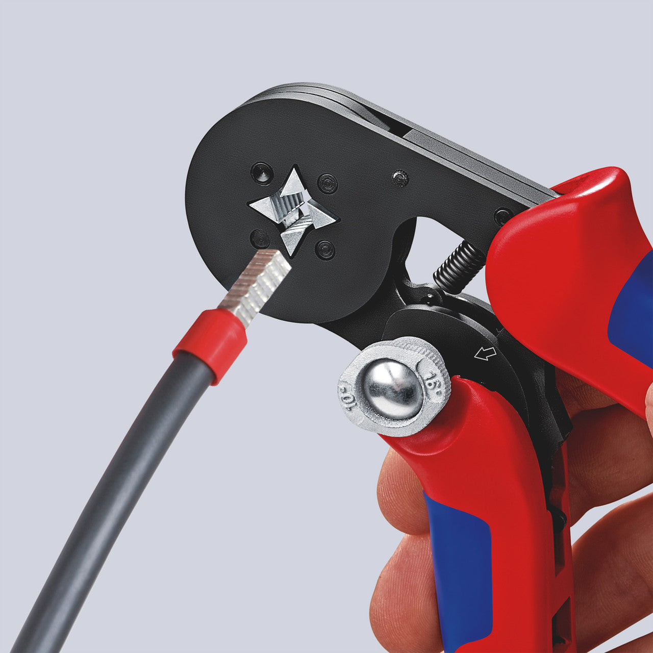 Knipex 975304SB Self-Adjusting Crimping Pliers 180mm 3
