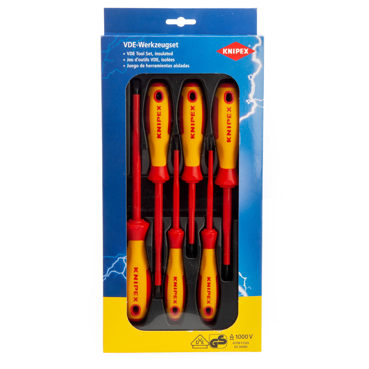 Knipex 002012V01 Screwdriver Set VDE 1000V (6 Piece) 2