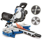 Scheppach HM216 216mm Sliding Compound Mitre Saw with 2 Blades (240V)