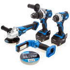 Draper 90470 D20 20V 4 Piece Kit (1 x 3.0Ah & 1 x 4.0Ah Battery)