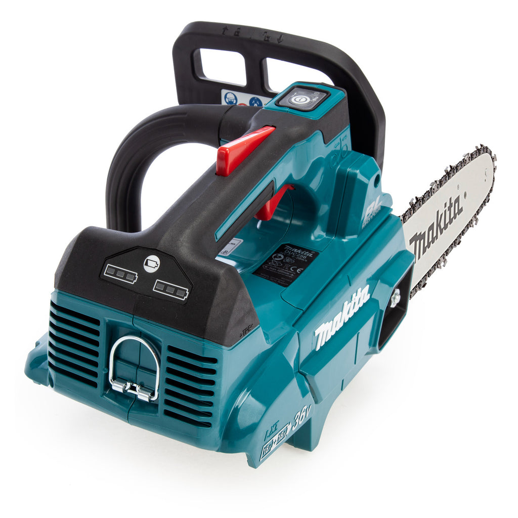 Makita DUC256Z 36V Top Handle Chainsaw 250mm (Body Only) - Accepts 2 x 18V Batteries 3