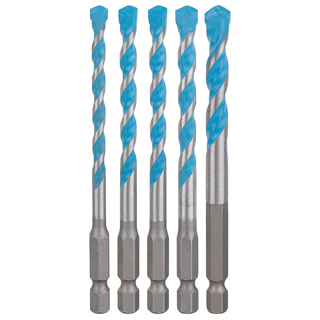 Bosch 2608900586 Expert HEX-9 MultiConstruction Drill Bit Set 5.5mm - 8mm (Pack Of 5) 2