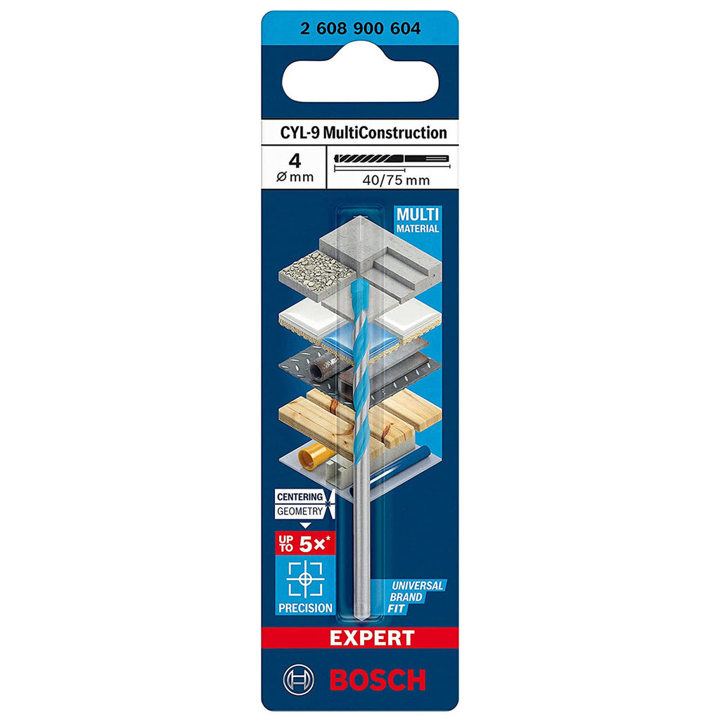 Bosch 2608900604 Expert CYL-9 Multi Construction Drill Bit 4 x 40 x 75mm 2