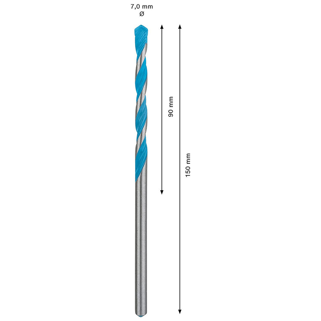 Bosch 2608900619 Expert CYL-9 Multi Construction Drill Bit 7 x 90 x 150mm 3