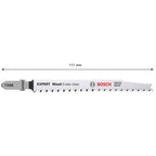 Bosch T308B Expert 'Wood 2-Side Clean' Jigsaw Blades (5 Pack) 3