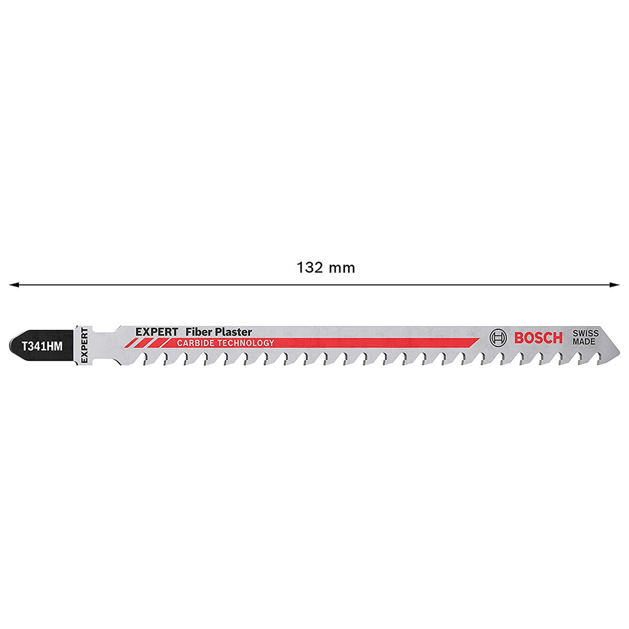 Bosch T341HM Expert ‘Fiber Plaster’ Jigsaw Blades 132mm (3 Pack) 3