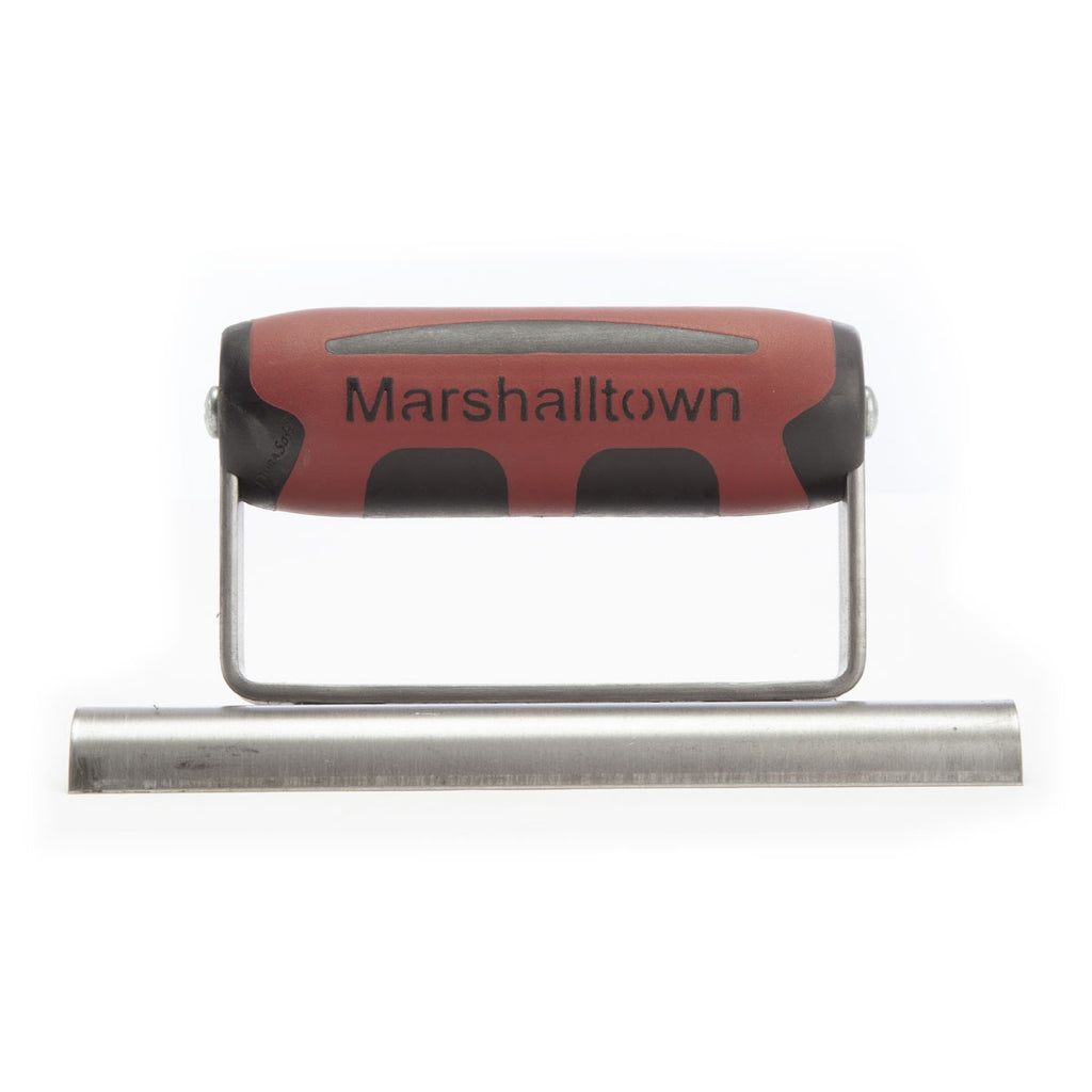 Marshalltown M36D Carbon Steel Edging Trowel with Durasoft Handle 6 x 3"