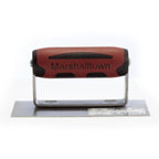 Marshalltown M36D Carbon Steel Edging Trowel with Durasoft Handle 6 x 3"