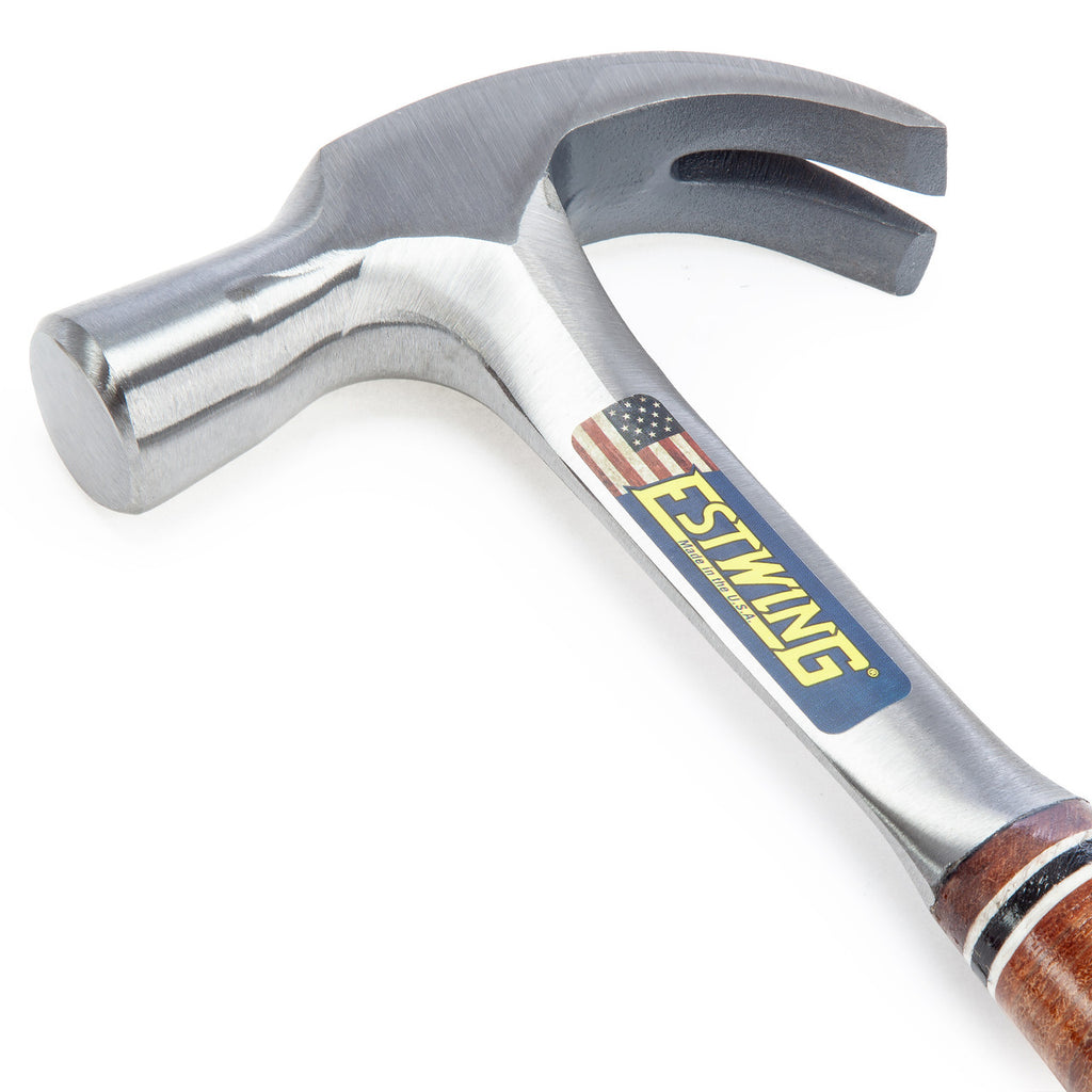 Estwing E24C Curved Claw Hammer with Leather Grip 24oz 2