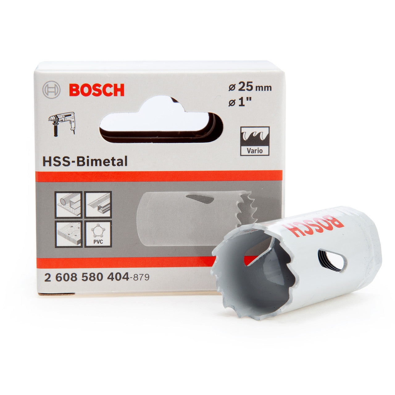 Bosch 2608580404 HSS-Bimetal Hole Saw 1in - 25mm Diameter 2