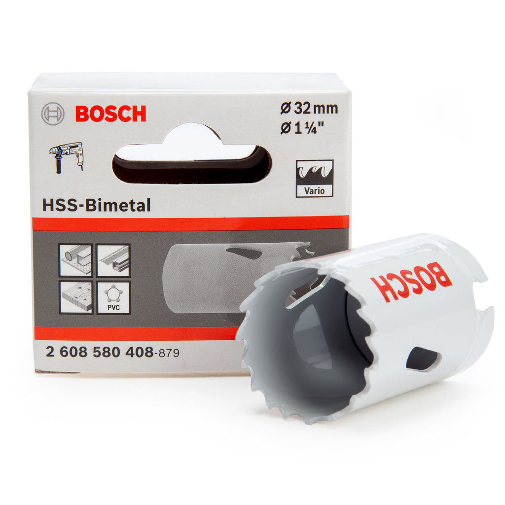 Bosch 2608580408 HSS-Bimetal Hole Saw 1. 1/4in - 32mm Diameter 2