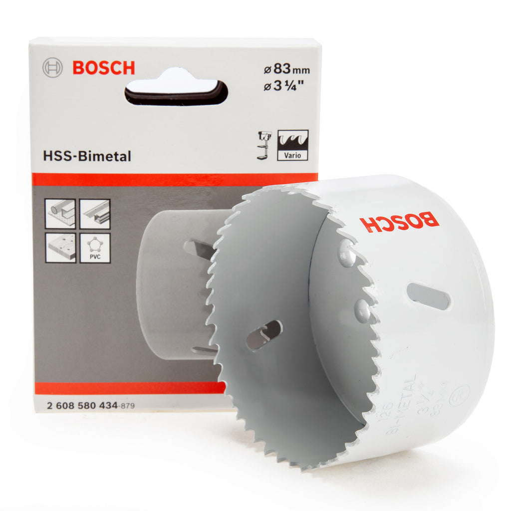 Bosch 2608580434 HSS-Bimetal Hole Saw 3. 1/4in - 83mm Diameter 2