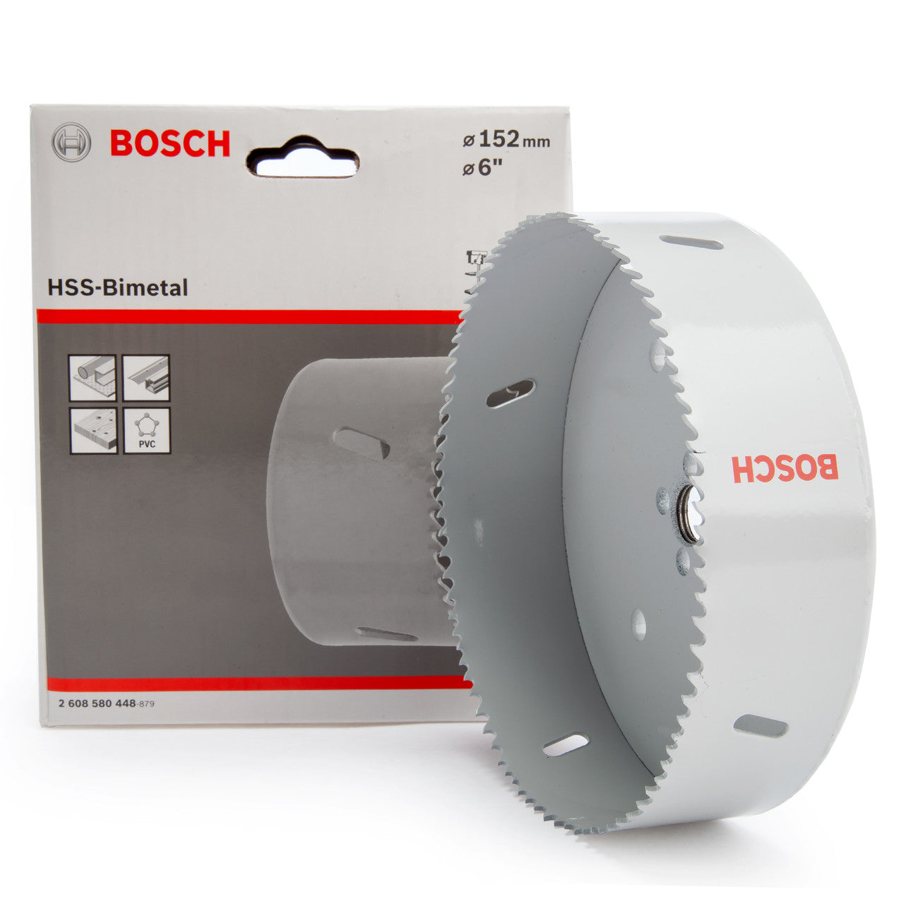 Bosch 2608580448 HSS-Bimetal Hole Saw 6in - 152mm Diameter 2