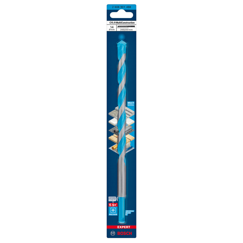 Bosch 2608901488 CYL-9 Multi Construction Drill Bit 14 x 200 x 250mm 2