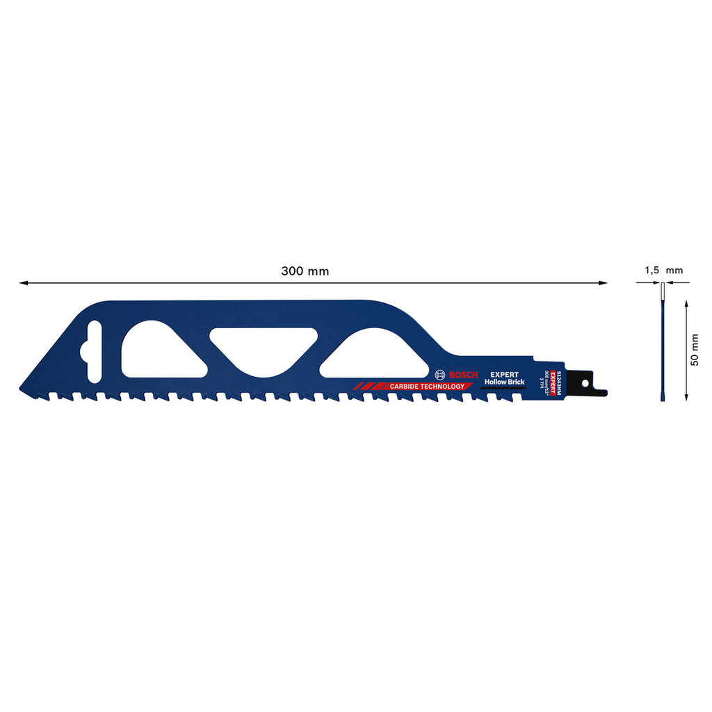 Bosch S1243HM (2608900417) Reciprocating Saw Blade CT for Hollow Brick 300mm / 12in 3