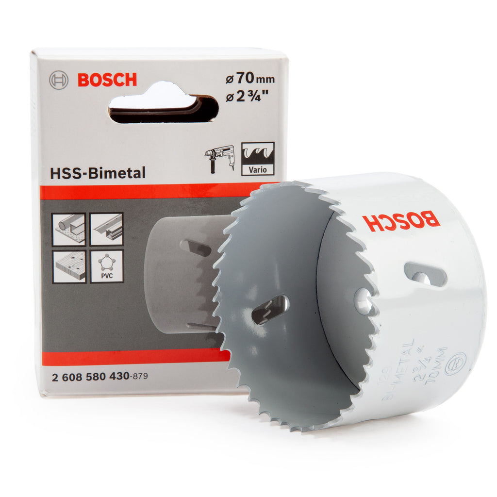 Bosch 2608580430 HSS-Bimetal Hole Saw 2. 3/4in - 70mm Diameter 2
