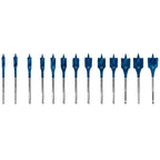 Bosch 2608900336 Expert SelfCut Speed Flat Bit Set with Hex Shank (13 Piece)