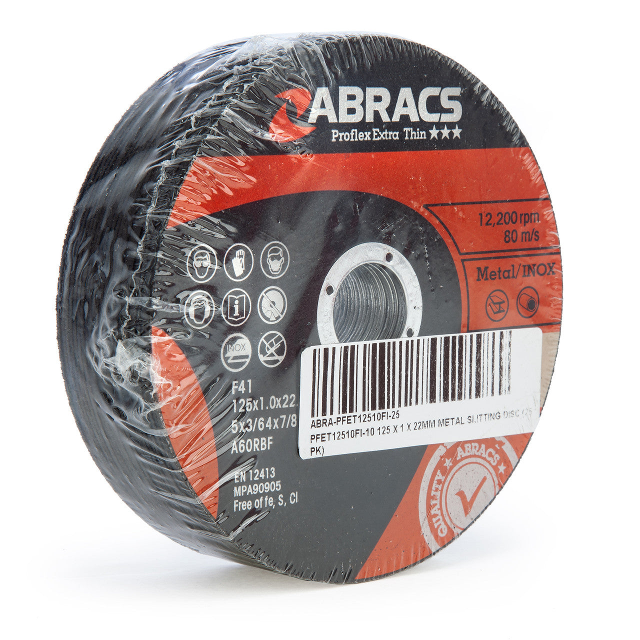 Abracs Proflex Extra Thin INOX Cutting Disc 125mm x 1mm (25 Pack) 3