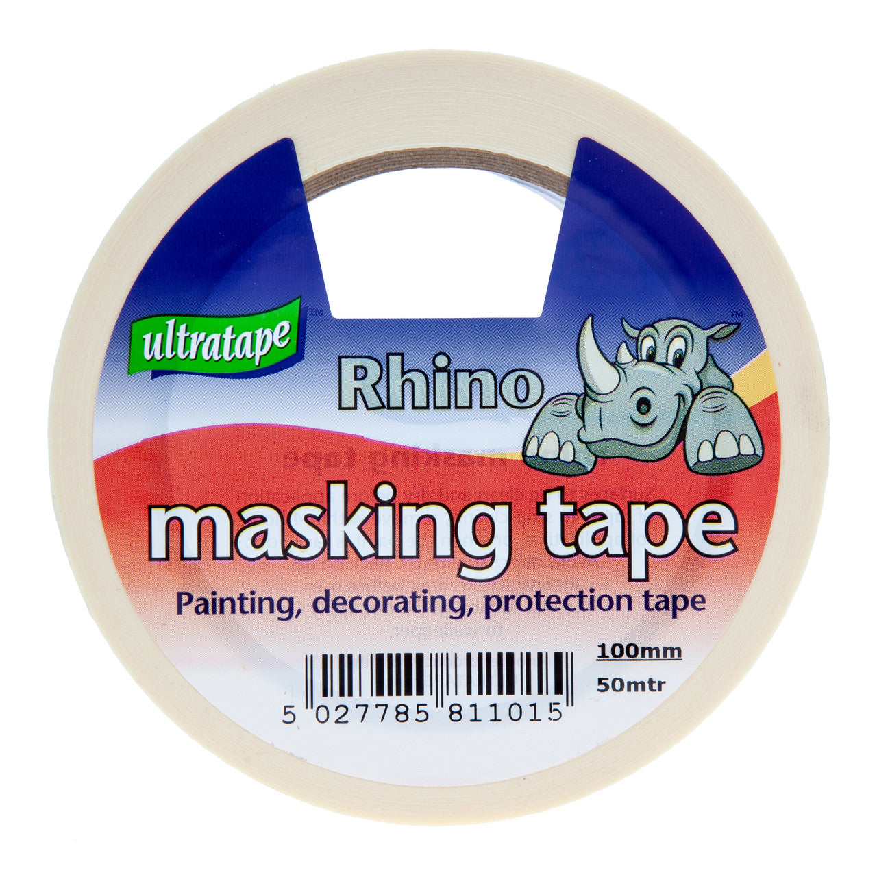 Ultratape 005210050RH Rhino Masking Tape 100mm x 50m 2