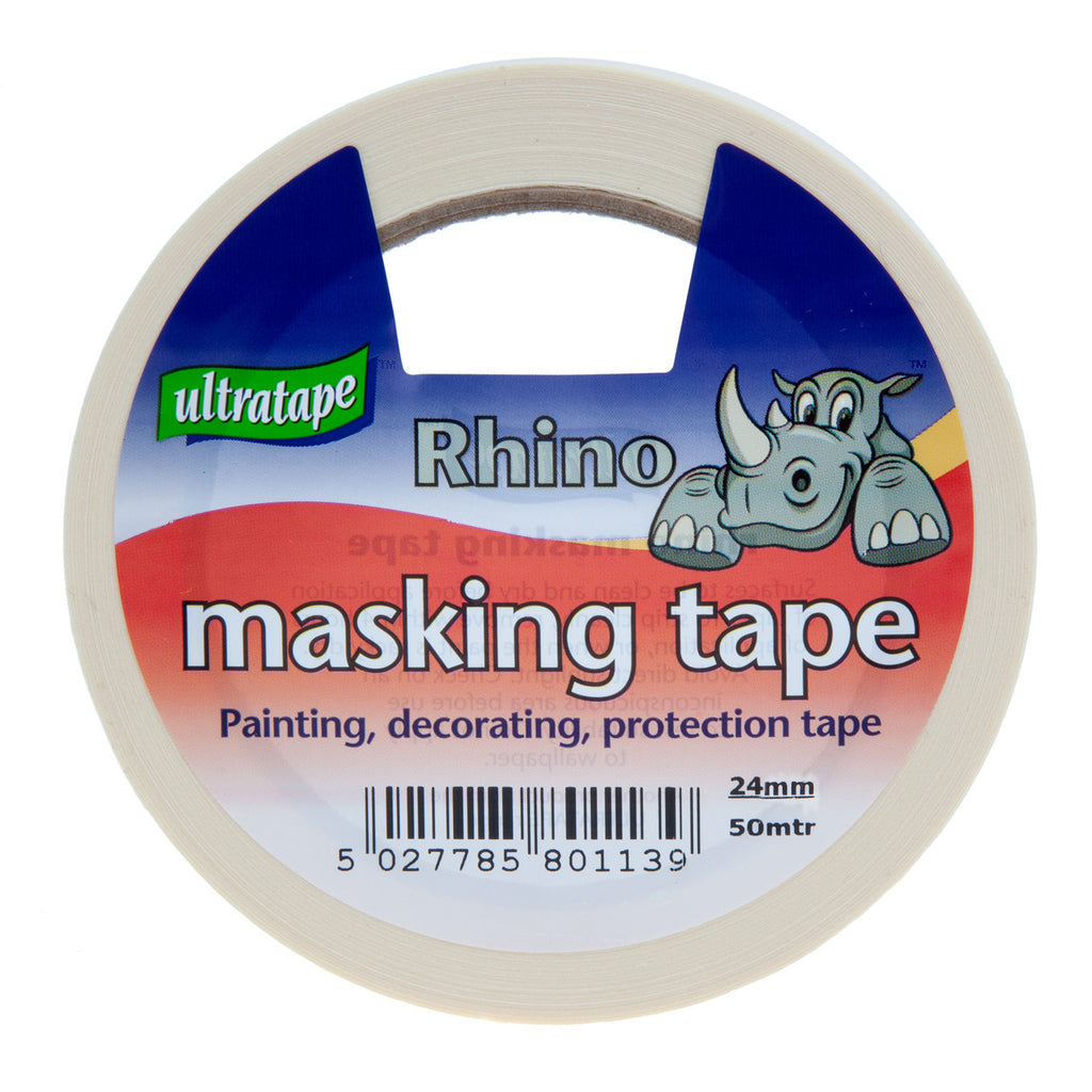 Ultratape 00522450RH Rhino Masking Tape 24mm x 50m 2