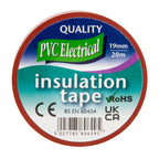 Ultratape 00351920BR PVC Electrical Insulation Tape Brown 19mm x 20m 2