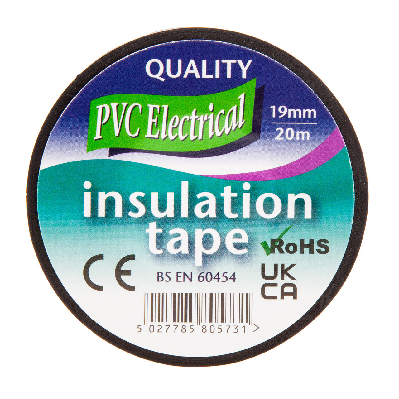 Ultratape 00351920BK PVC Electrical Insulation Tape Black 19mm x 20m 2