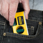 Stanley 87mm / 3.4" Magnetic Pocket Level 2 Vials (0-42-130) 5