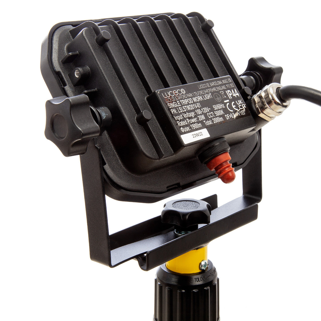 Luceco LSLSTW201V-01 Tripod with Single LED Worklight 20W 110V 4