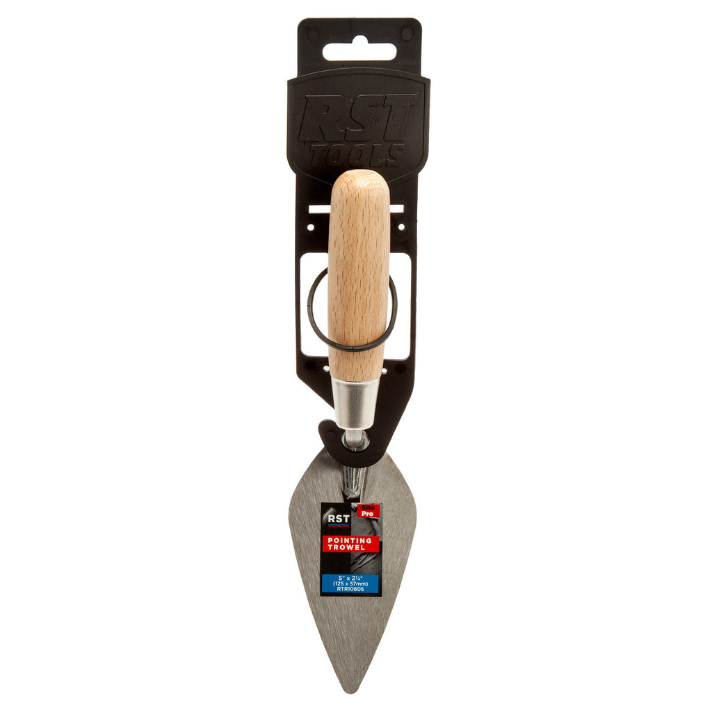 RST RTR10605 London Pattern Pointing Trowel With Wooden Handle 5in 2