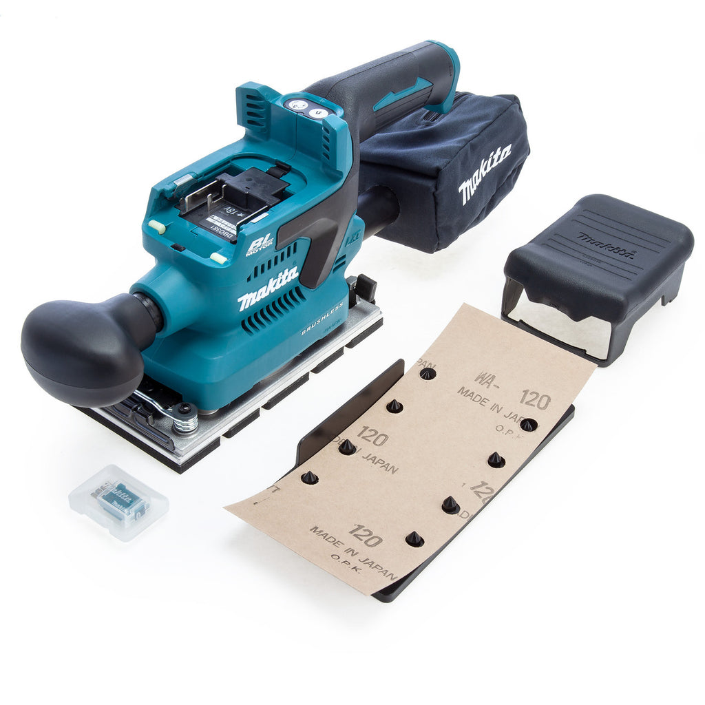 Makita DBO381ZU 18V LXT 1/3 Sheet Finishing Sander (Body Only) 2