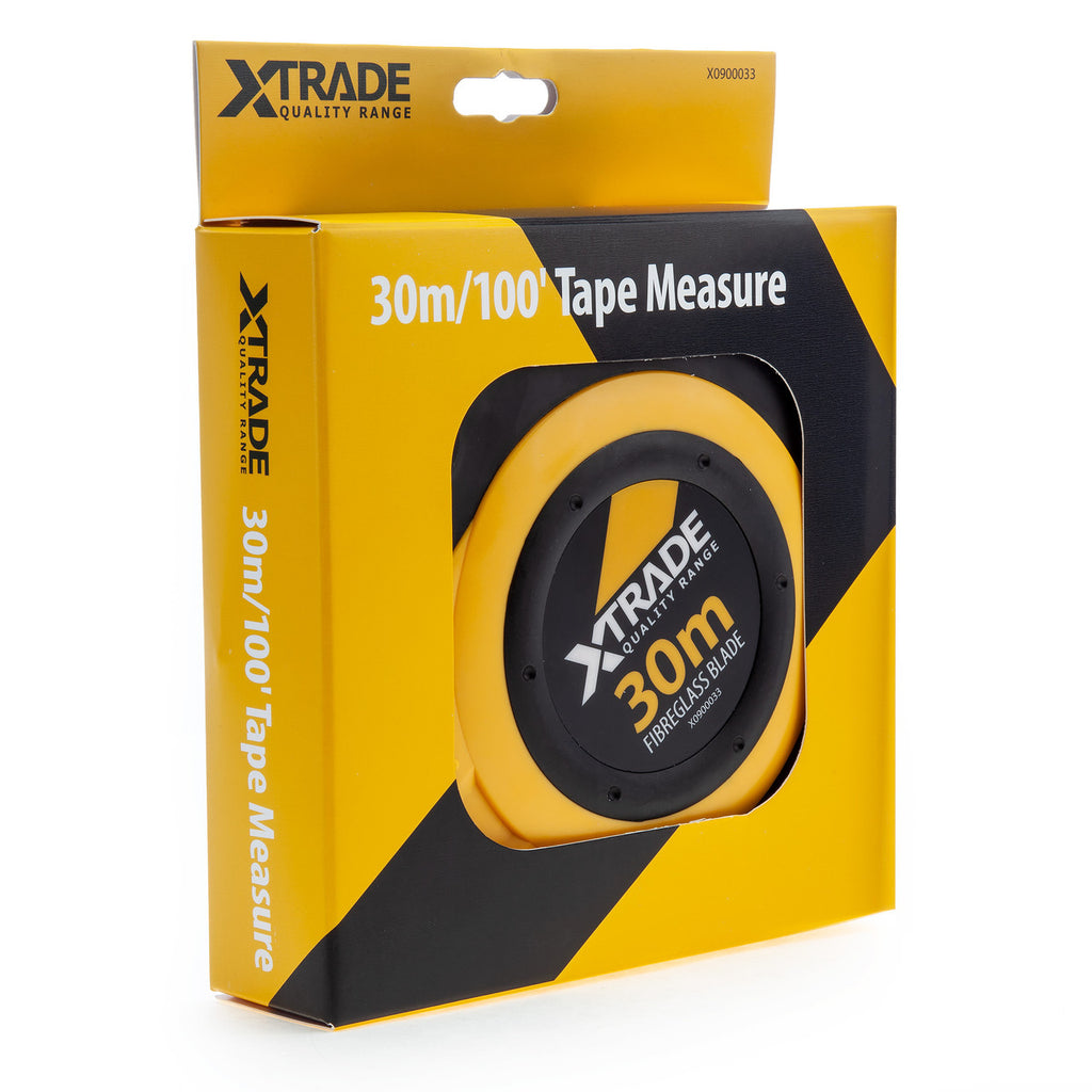 XTrade X0900033 Metric/Imperial Closed Case Tape Measure 30m 2