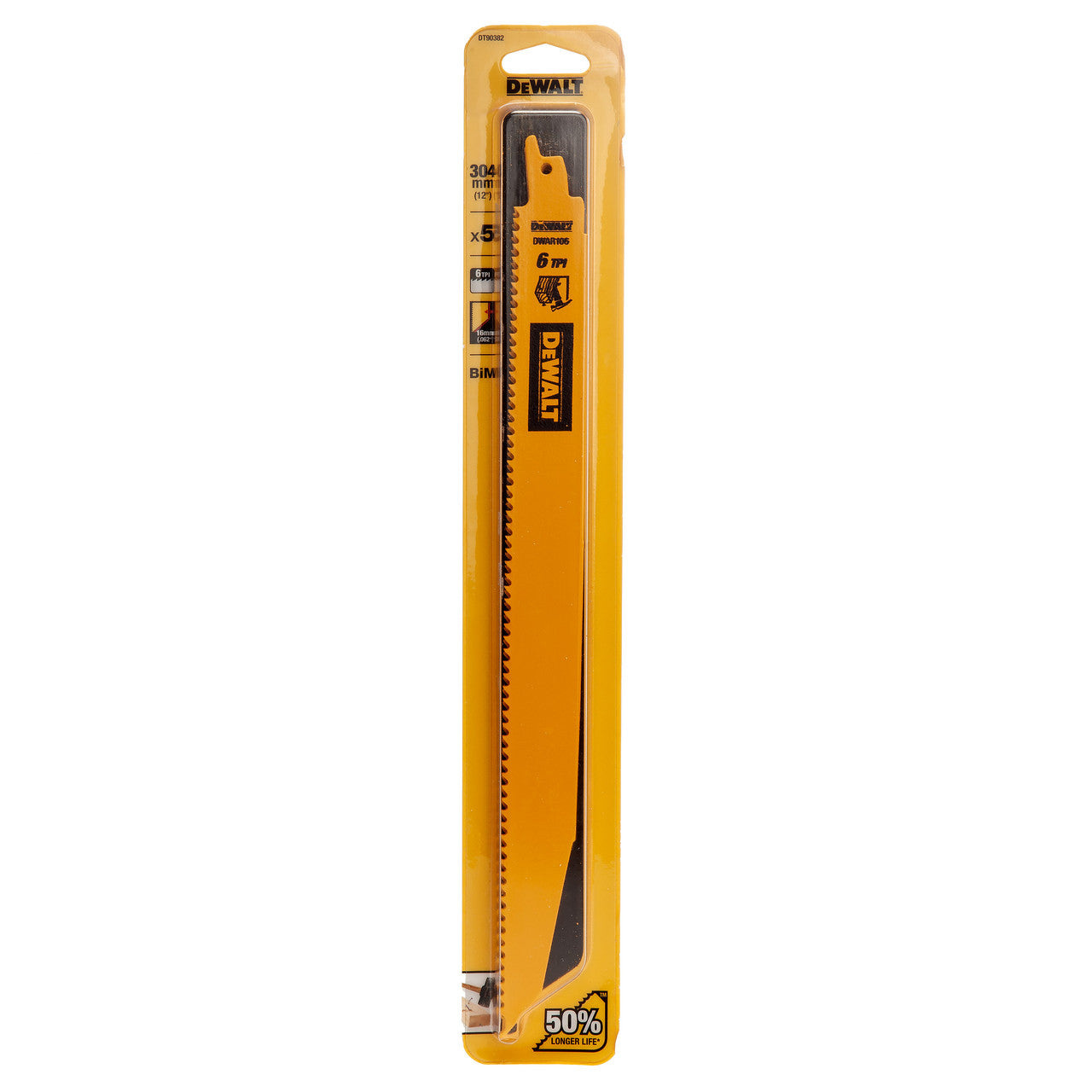 Dewalt DT90382 BIM Reciprocating Saw Blades for Wood Demolition 304mm (Pack Of 5) 2