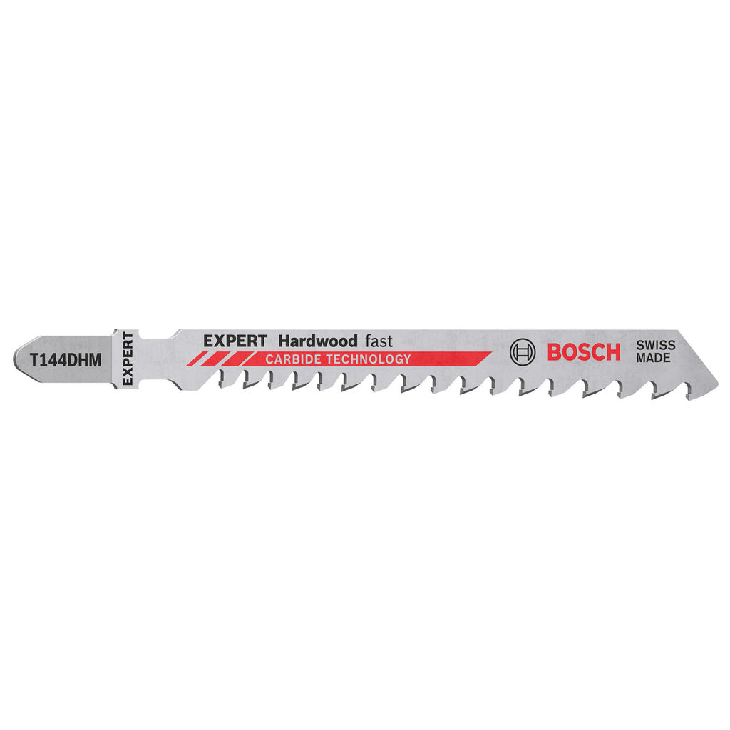 Bosch T144DHM Expert for Hardwood Fast Jigsaw Blades (3 Pack)