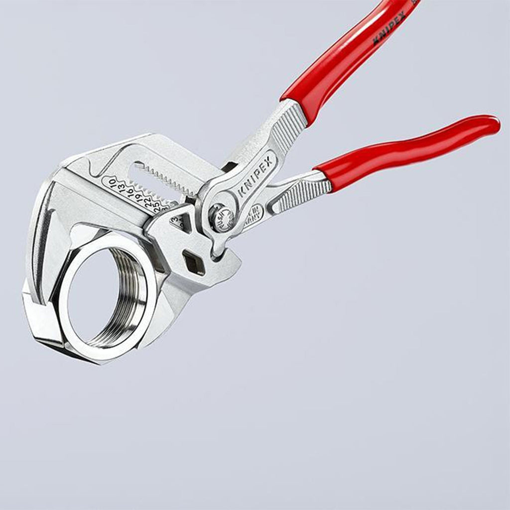 Knipex 8603180SB Pliers + Wrench 2 in 1 Tool Chrome Plated 180mm 5