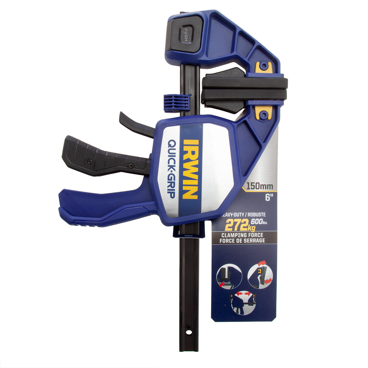 Irwin Quick-Grip 10505942 Bar Clamp & Spreader 6in / 150mm 4